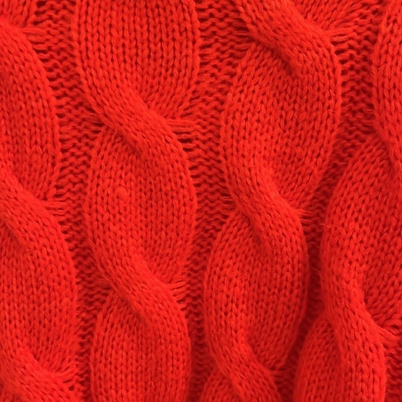 Women’s Orange Jumper Sweater Oversized size S long sleeve - Picture 4 of 9